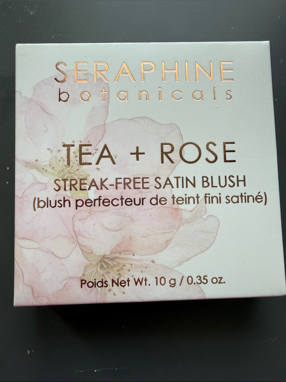 Seraphine Botanicals Tea + Rose Satin Blush - Fresh Apricot